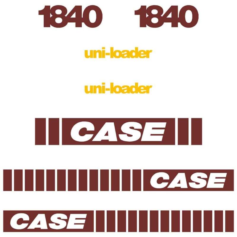 Case 1840 Decal Kit EARLY