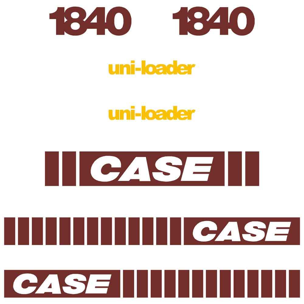 Case 1840 Decal Kit EARLY Case 1840 Decal Kit EARLY
