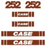 Case 252 Decal Kit