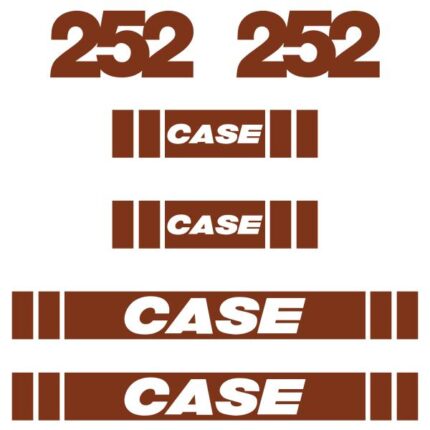 Case 252 Decal Kit