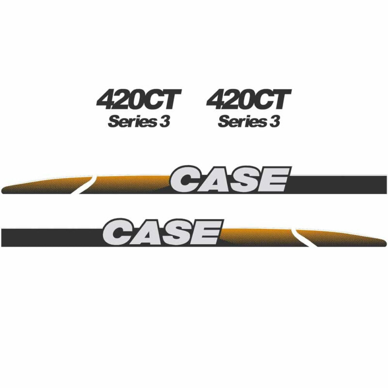 Case 420CT Decal Kit