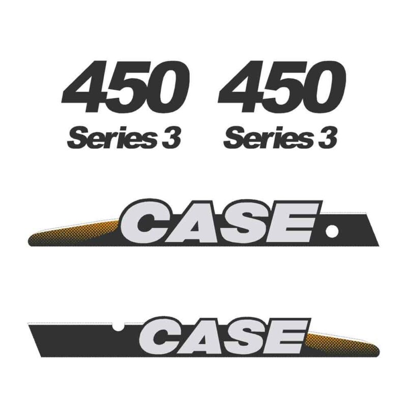 Case 450 Decal Kit Short Arm