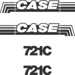 Case 721C Decal Kit