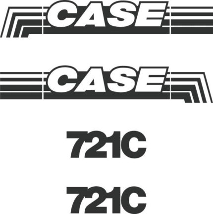 Case 721C Decal Kit