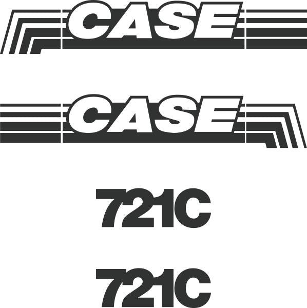 Case 721C Decal Kit Case 721C Decal Kit