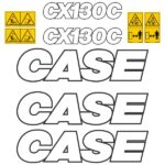 Case CX130C Decal Kit