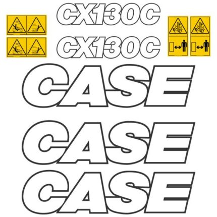 Case CX130C Decal Kit