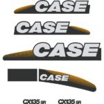 Case CX135SR Decal Kit
