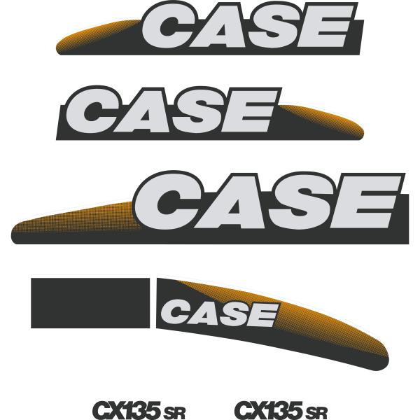 Case CX135SR Decal Kit Case CX135SR Decal Kit