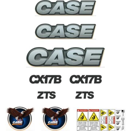 Case CX17B Decals Kit
