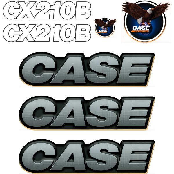 Case CX210B Decal Kit Metallic Style Case CX210B Decal Kit Metallic Style