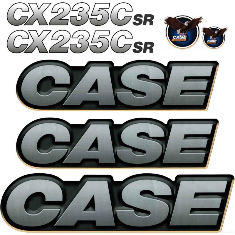 Case CX235C SR Decal Kit