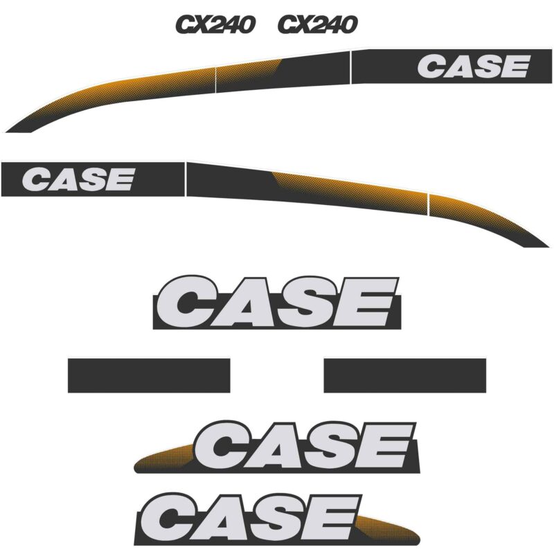 Case CX240 Decal Kit