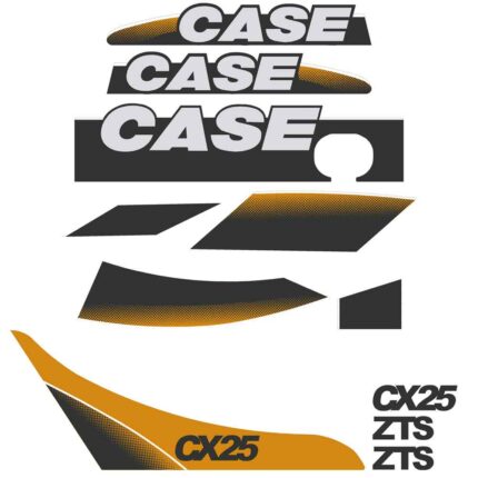 Case CX25 Decal Kit