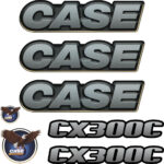 Case CX300C Decal Kit