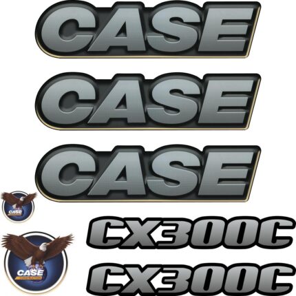 Case CX300C Decal Kit