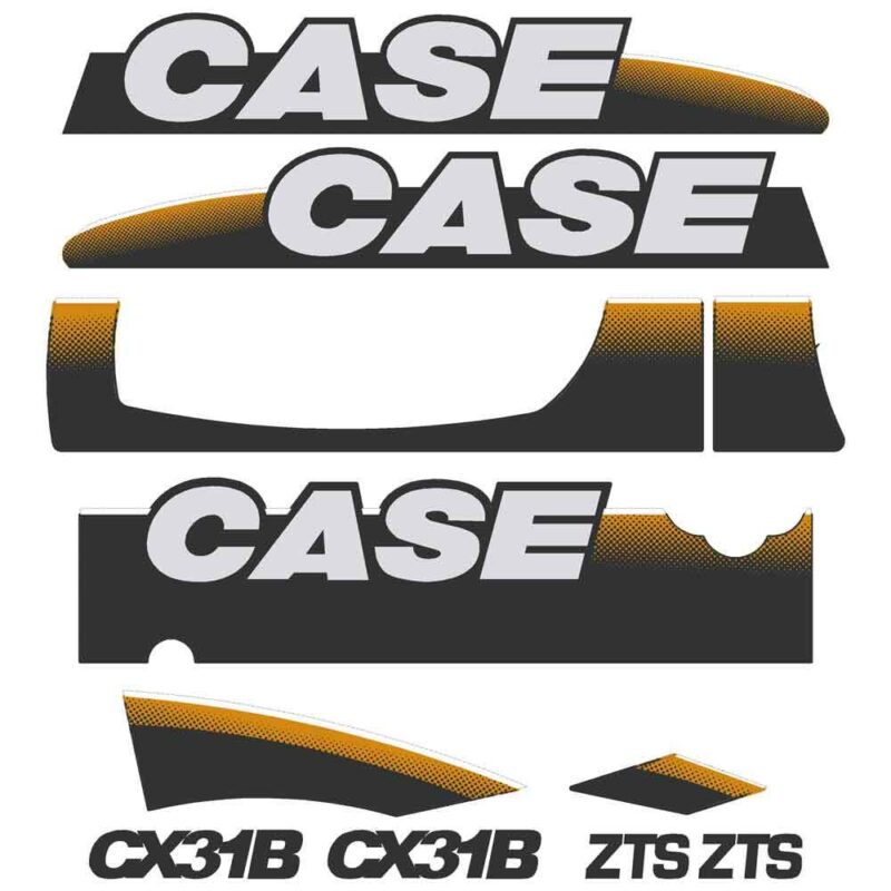 Case CX31B Decals Kit