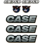 Case CX36B Decal Kit Metallic