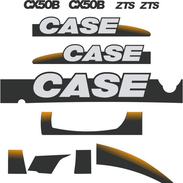 Case CX50B Decal Kit Case CX50B Decal Kit