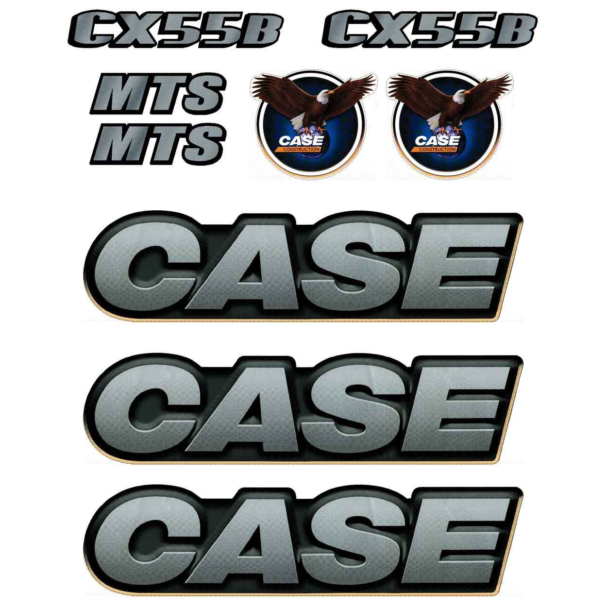 Case CX55B Decal Kit Case CX55B Decal Kit
