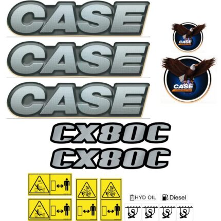 Case CX80C Decal Kit