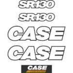 Case SR130 Decals Kit Later Style