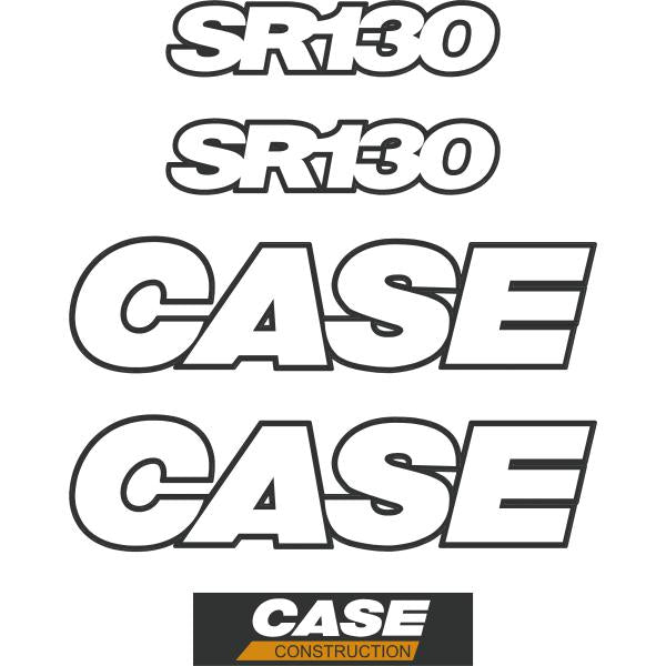Case SR130 Decals Kit Later Style Case SR130 Decals Kit Later Style