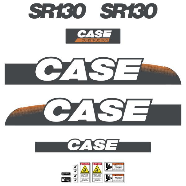 Case SR130 Decals Kit Case SR130 Decals Kit