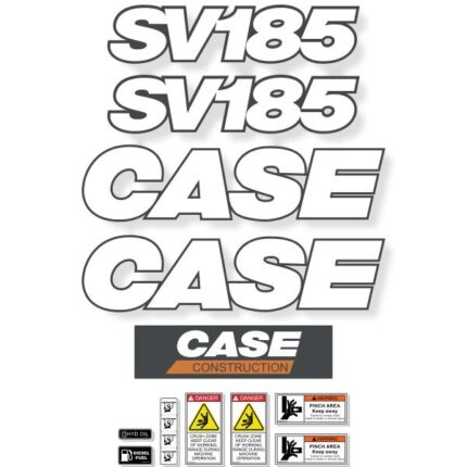 Case SV185 Decal Kit