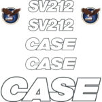 Case SV212 Decal Kit