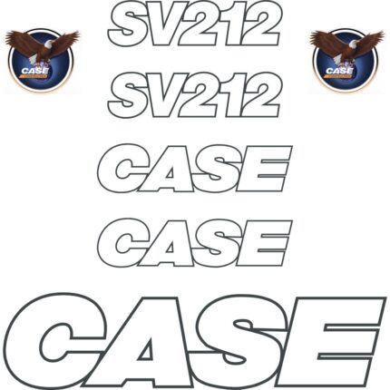 Case SV212 Decal Kit