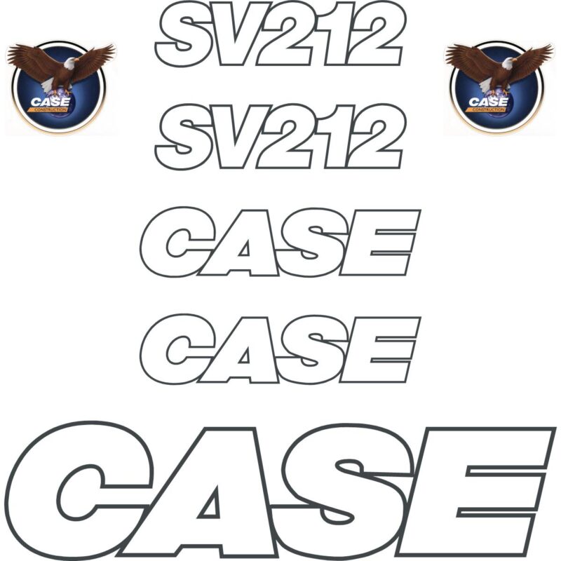 Case SV212 Decal Kit