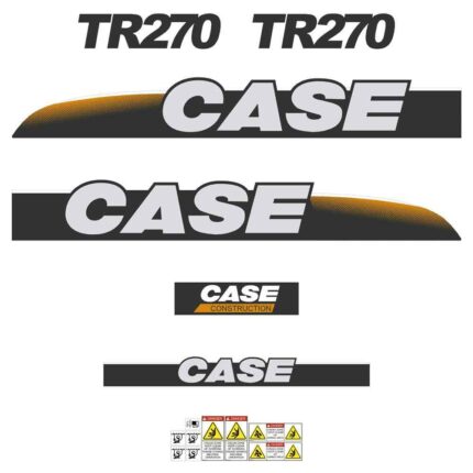 Case TR270 Decals Kit