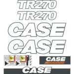 Case TR270 Decals Kit Later