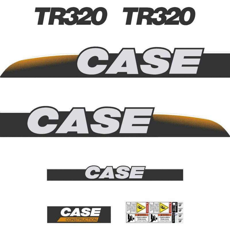 Case TR320 Decal Kit