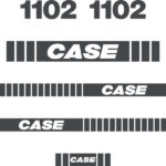 Case Vibromax 1102 Decal Kit