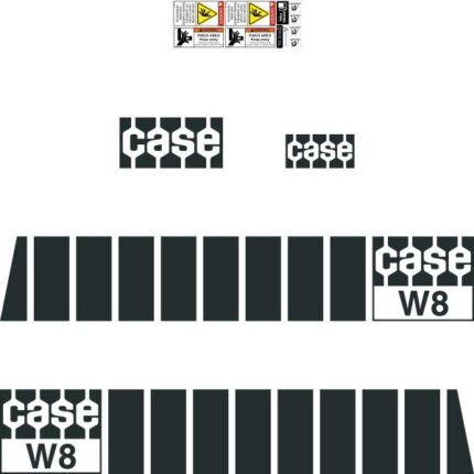 Case W8 Decal Kit