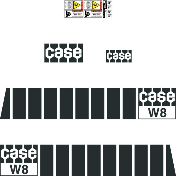 Case W8 Decal Kit Case W8 Decal Kit