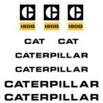 CAT 120G Decal Kit