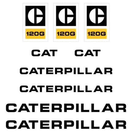 CAT 120G Decal Kit