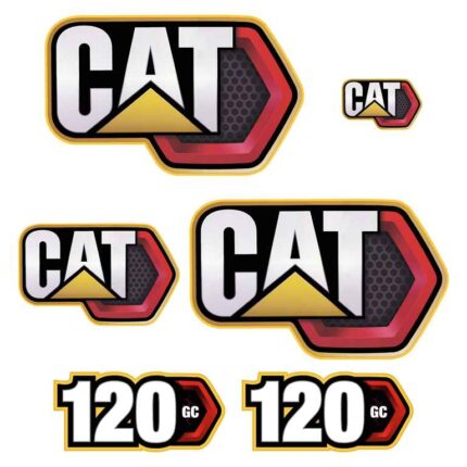 CAT 120GC Decal Kit - Next Gen