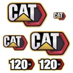 CAT 120GC Decal Kit - Next Gen