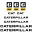 CAT 12F Decal Kit