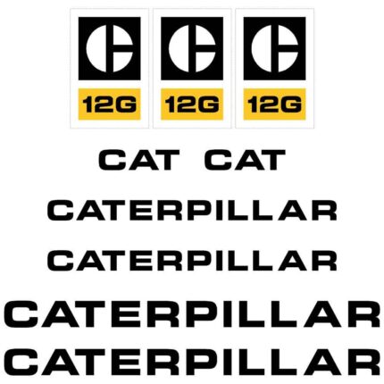 CAT 12G Decal Kit