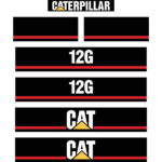 CAT 12G Decal Kit