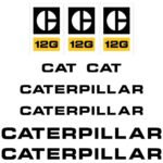 CAT 12G Decal Kit