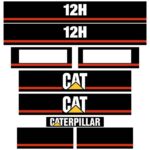 CAT 12H Decal Kit