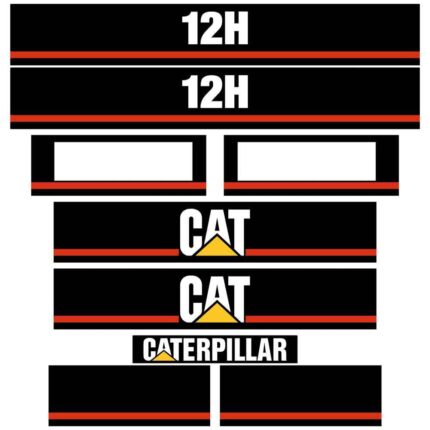CAT 12H Decal Kit