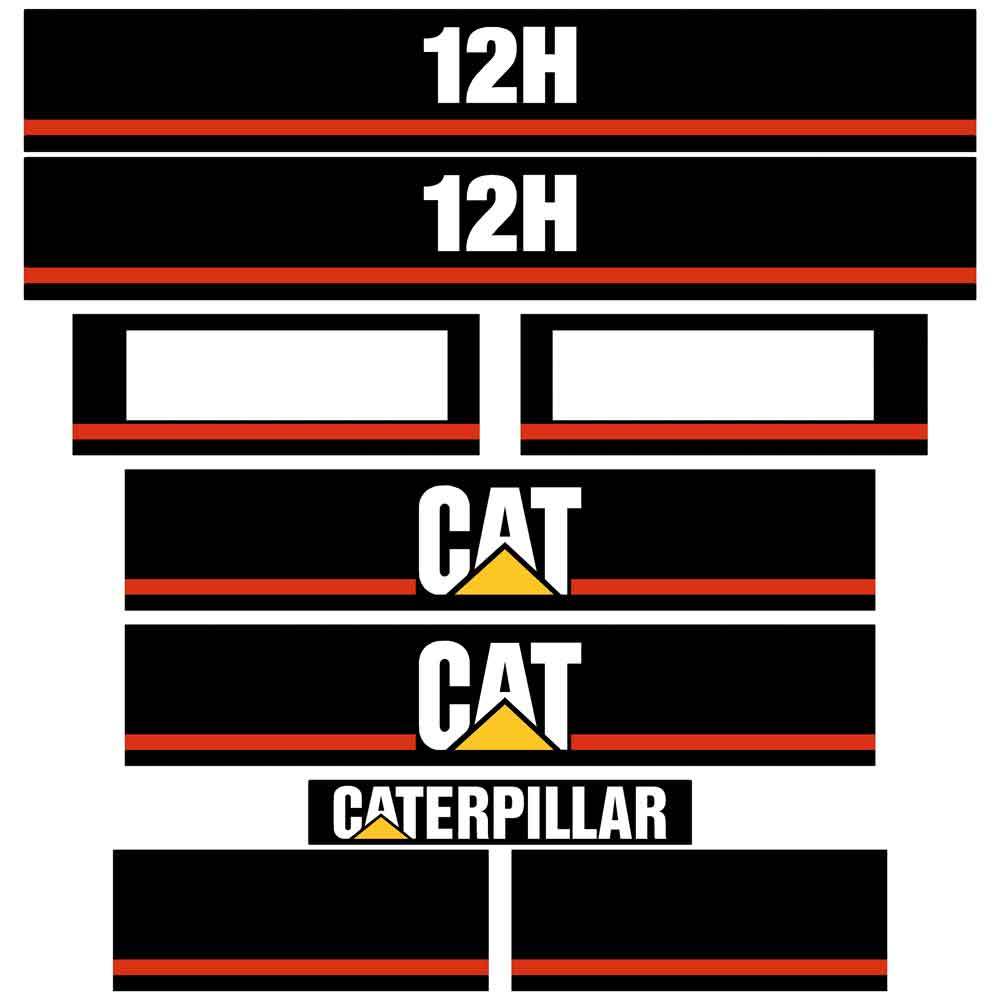 CAT 12H Decal Kit CAT 12H Decal Kit