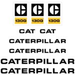 CAT 130G Decal Kit